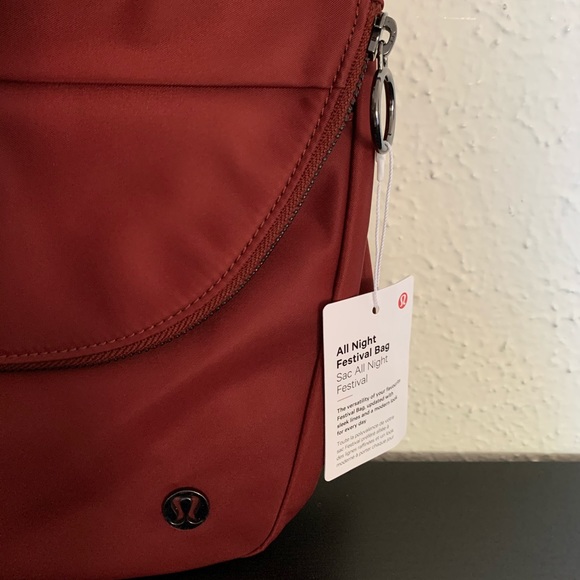lululemon All Night Festival Bag *5L Date Brown New NWT - Picture 5 of 16